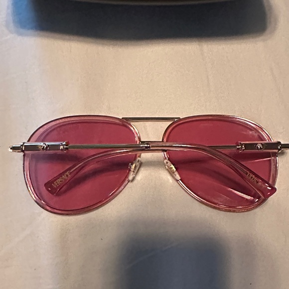 New Versace Pink Aviator Sunglasses main image 12